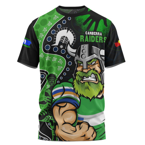 Canberra Raiders T-Shirt NAIDOC Indigenous Warrior Spirit