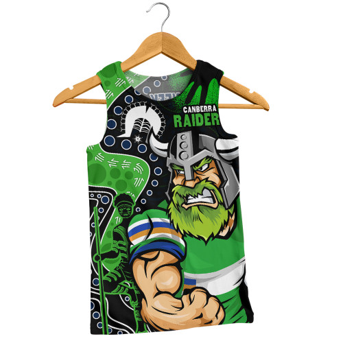 Canberra Raiders Men Singlet NAIDOC Indigenous Warrior Spirit