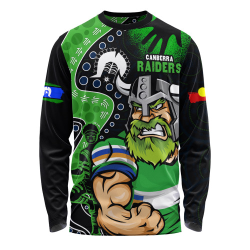 Canberra Raiders Long Sleeve T-shirt NAIDOC Indigenous Warrior Spirit