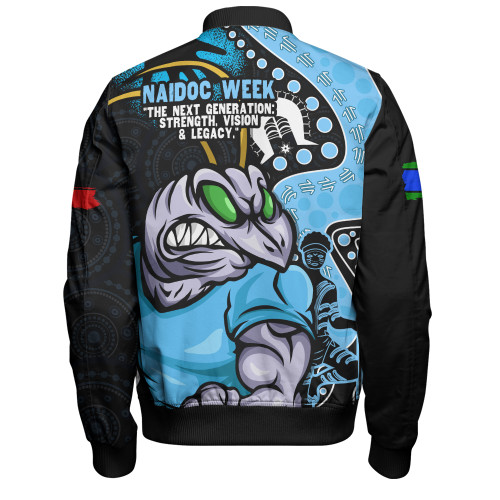 New South Wales Blues Bomber Jacket NAIDOC Indigenous Warrior Spirit New South Wales Blues Bomber Jacket NAIDOC Indigenous Warrior Spirit