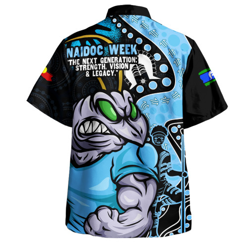 New South Wales Blues Hawaiian Shirt NAIDOC Indigenous Warrior Spirit New South Wales Blues Hawaiian Shirt NAIDOC Indigenous Warrior Spirit