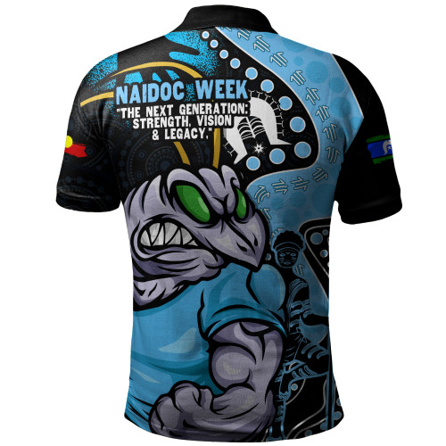 New South Wales Blues Polo Shirt NAIDOC Indigenous Warrior Spirit