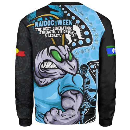 New South Wales Blues Sweatshirt NAIDOC Indigenous Warrior Spirit