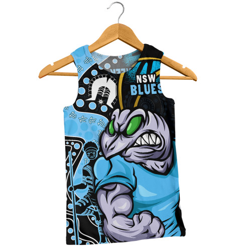 New South Wales Blues Men Singlet NAIDOC Indigenous Warrior Spirit
