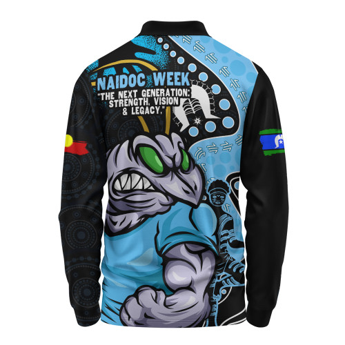 New South Wales Blues Long Sleeve Polo Shirt NAIDOC Indigenous Warrior Spirit New South Wales Blues Long Sleeve Polo Shirt NAIDOC Indigenous Warrior Spirit