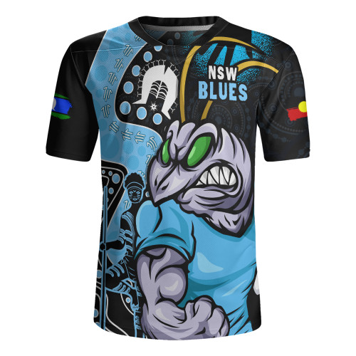 New South Wales Blues Rugby Jersey NAIDOC Indigenous Warrior Spirit