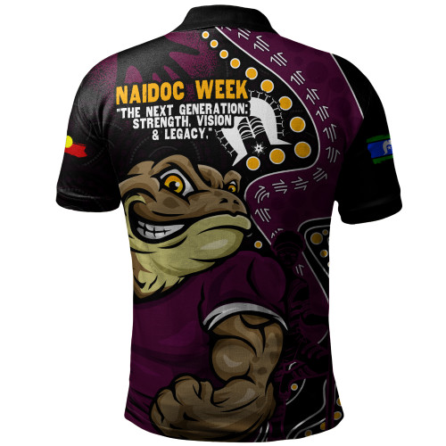 Queensland Maroons Polo Shirt NAIDOC Indigenous Warrior Spirit Queensland Maroons Polo Shirt NAIDOC Indigenous Warrior Spirit