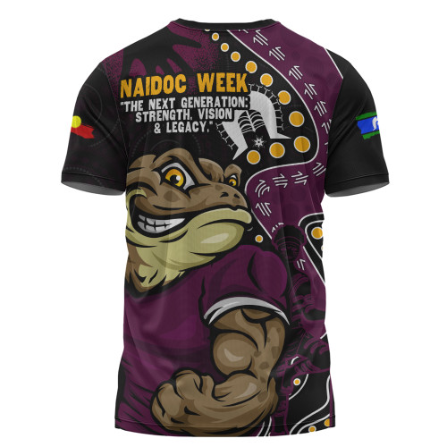 Queensland Maroons T-Shirt NAIDOC Indigenous Warrior Spirit