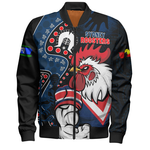 Sydney Roosters Bomber Jacket NAIDOC Indigenous Warrior Spirit