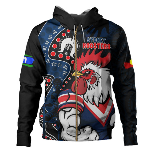 Sydney Roosters Hoodie NAIDOC Indigenous Warrior Spirit Sydney Roosters Hoodie NAIDOC Indigenous Warrior Spirit