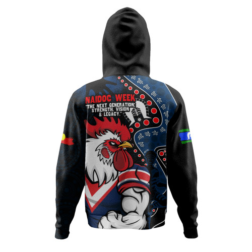 Sydney Roosters Hoodie NAIDOC Indigenous Warrior Spirit