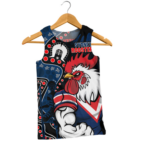 Sydney Roosters Men Singlet NAIDOC Indigenous Warrior Spirit