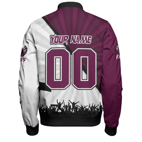 Manly Warringah Sea Eagles Bomber Jacket Fearless Soul Series
