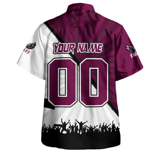 Manly Warringah Sea Eagles Hawaiian Shirt Fearless Soul Series Manly Warringah Sea Eagles Hawaiian Shirt Fearless Soul Series