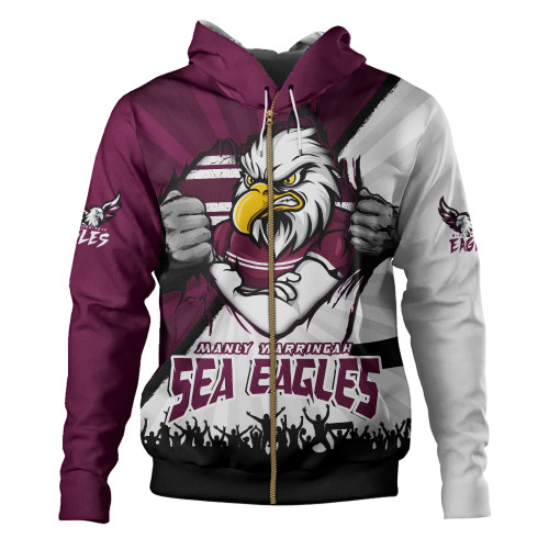 Manly Warringah Sea Eagles Hoodie Fearless Soul Series Manly Warringah Sea Eagles Hoodie Fearless Soul Series