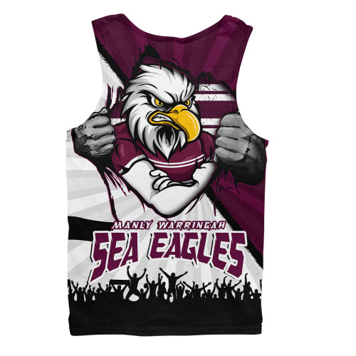 Manly Warringah Sea Eagles Men Singlet Fearless Soul Series