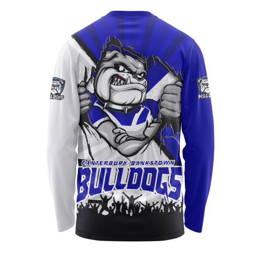 Canterbury-Bankstown Bulldogs Long Sleeve T-shirt Fearless Soul Series Canterbury-Bankstown Bulldogs Long Sleeve T-shirt Fearless Soul Series