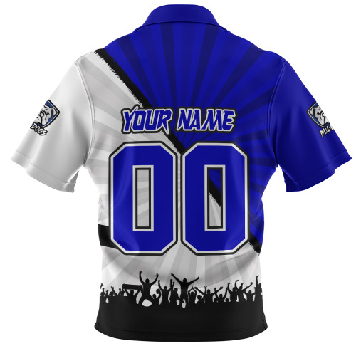 Canterbury-Bankstown Bulldogs Zip Polo Shirt Fearless Soul Series