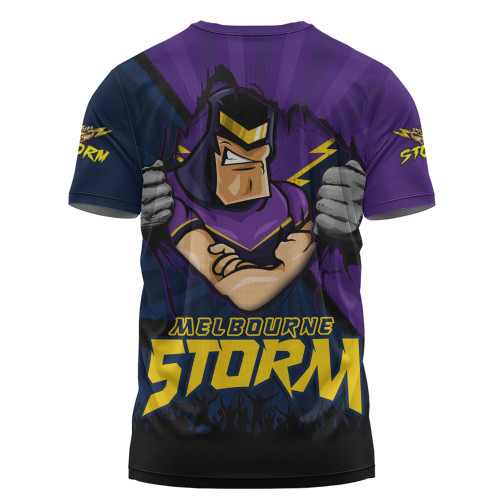 Melbourne Storm T-Shirt Fearless Soul Series Melbourne Storm T-Shirt Fearless Soul Series