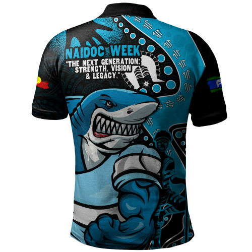 Cronulla-Sutherland Sharks Polo Shirt NAIDOC Indigenous Warrior Spirit