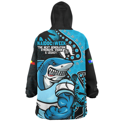 Cronulla-Sutherland Sharks Snug Hoodie NAIDOC Indigenous Warrior Spirit
