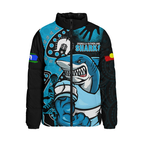 Cronulla-Sutherland Sharks Padded Jacket NAIDOC Indigenous Warrior Spirit