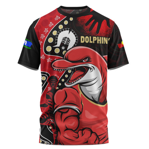 Redcliffe Dolphins T-Shirt NAIDOC Indigenous Warrior Spirit