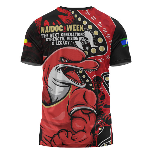 Redcliffe Dolphins T-Shirt NAIDOC Indigenous Warrior Spirit