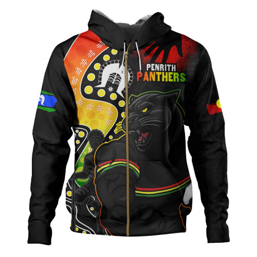 Penrith Panthers Hoodie NAIDOC Indigenous Warrior Spirit