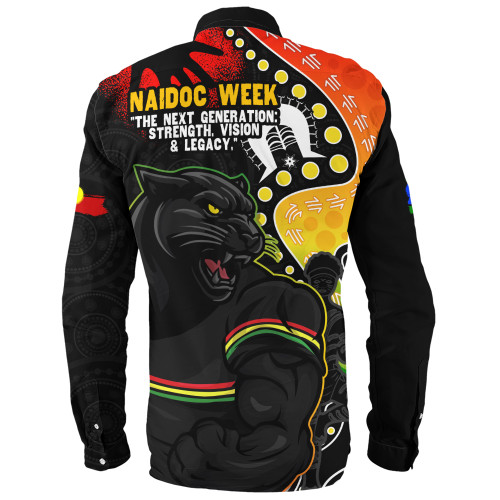 Penrith Panthers Long Sleeve Shirt NAIDOC Indigenous Warrior Spirit