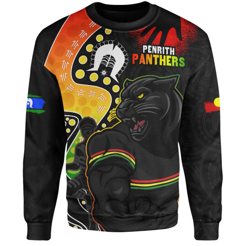 Penrith Panthers Sweatshirt NAIDOC Indigenous Warrior Spirit