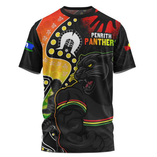 Penrith Panthers T-Shirt NAIDOC Indigenous Warrior Spirit