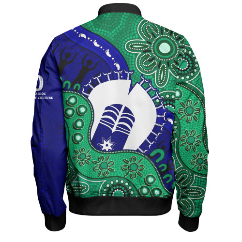 Indigenous Australian Aboriginal Bomber Jacket Shared Journey Spirit And Country