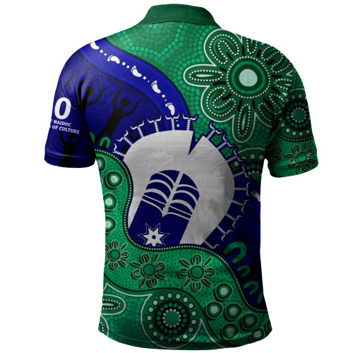 Indigenous Australian Aboriginal Polo Shirt Shared Journey Spirit And Country