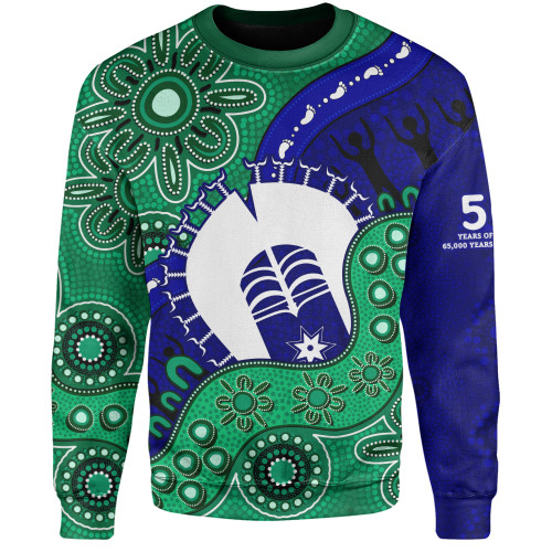 Indigenous Australian Aboriginal Sweatshirt Shared Journey Spirit And Country