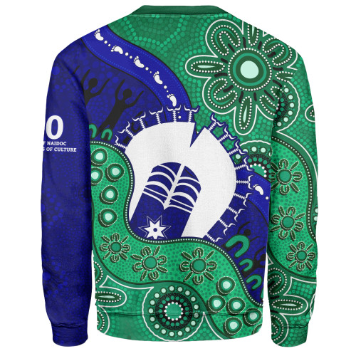 Indigenous Australian Aboriginal Sweatshirt Shared Journey Spirit And Country