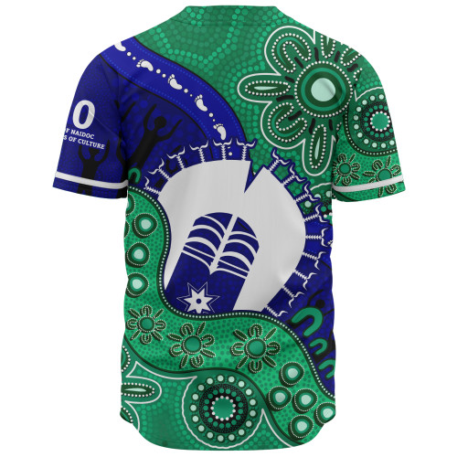 Indigenous Australian Aboriginal Baseball Shirt Shared Journey Spirit And Country