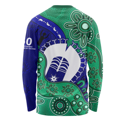 Indigenous Australian Aboriginal Long Sleeve T-shirt Shared Journey Spirit And Country