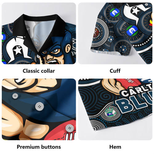 Carlton Hawaiian Shirt NAIDOC Spirit Of Country