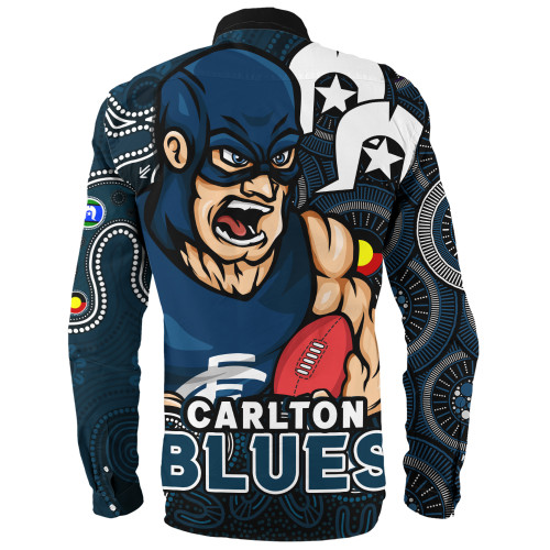 Carlton Long Sleeve Shirt NAIDOC Spirit Of Country Carlton Long Sleeve Shirt NAIDOC Spirit Of Country