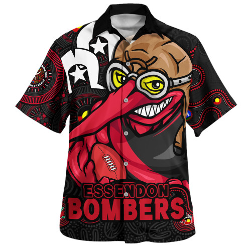 Essendon Hawaiian Shirt NAIDOC Spirit Of Country