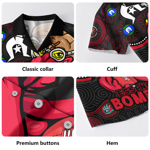 Essendon Hawaiian Shirt NAIDOC Spirit Of Country