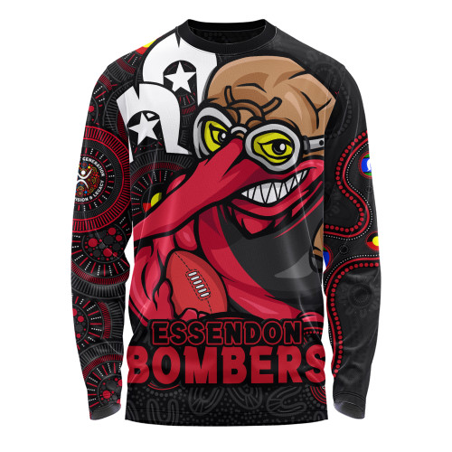 Essendon Long Sleeve T-shirt NAIDOC Spirit Of Country