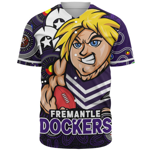 Fremantle Baseball Shirt NAIDOC Spirit Of Country