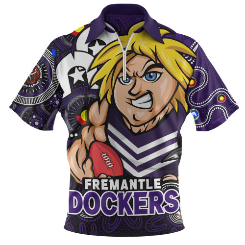 Fremantle Zip Polo Shirt NAIDOC Spirit Of Country