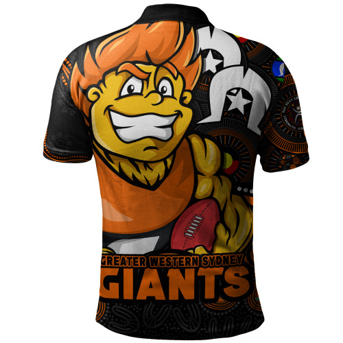 GWS GIANTS Polo Shirt NAIDOC Spirit Of Country