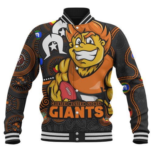 GWS GIANTS Baseball Jacket NAIDOC Spirit Of Country