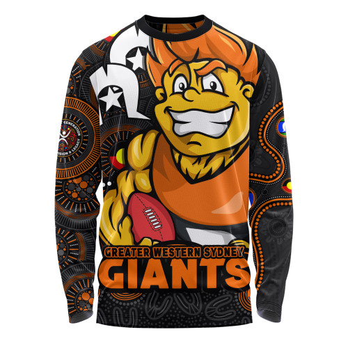 GWS GIANTS Long Sleeve T-shirt NAIDOC Spirit Of Country