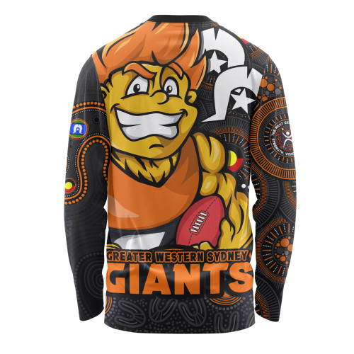 GWS GIANTS Long Sleeve T-shirt NAIDOC Spirit Of Country