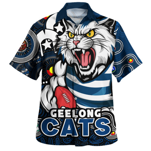Geelong Cats Hawaiian Shirt NAIDOC Spirit Of Country